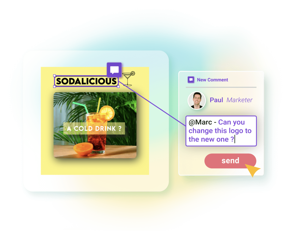Collaborez et recevez des retours instantanés.