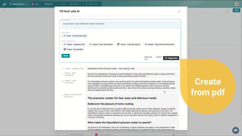 How to create amazon PDP product sheets at scale with AI directly from a pdf?