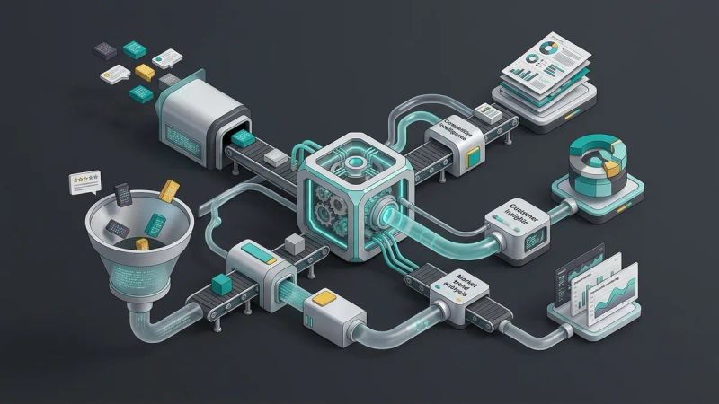 Illustration for the article: AI research workflows for marketers (MAICON 2026)