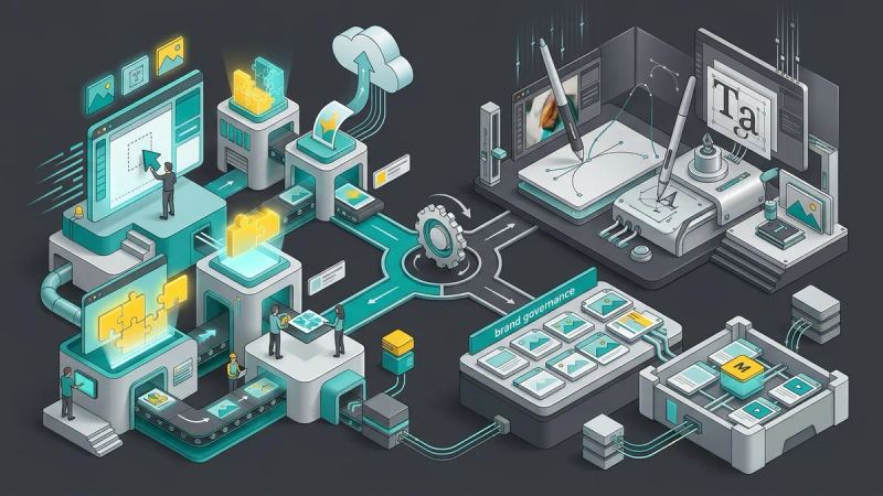 Illustration for the article: Online graphic design software: pros and cons