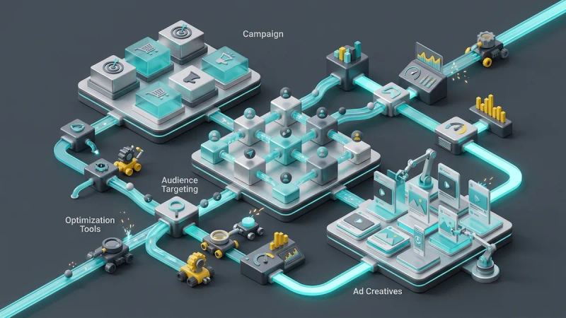 Illustration for the article: Meta ad campaigns: structure and optimization