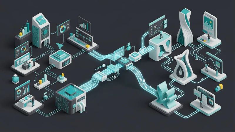 Illustration for the article: Marketing and creative silos: causes and solutions