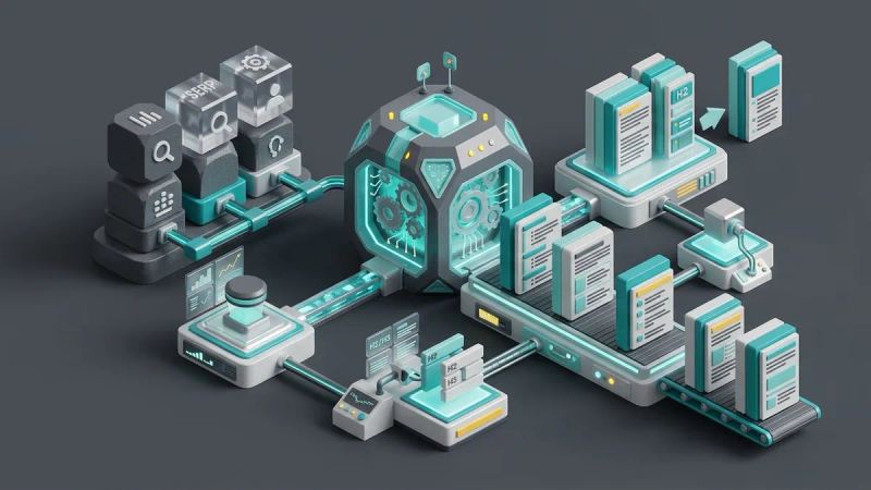 Illustration for the article: Blazly SEO: how the AI content OS works
