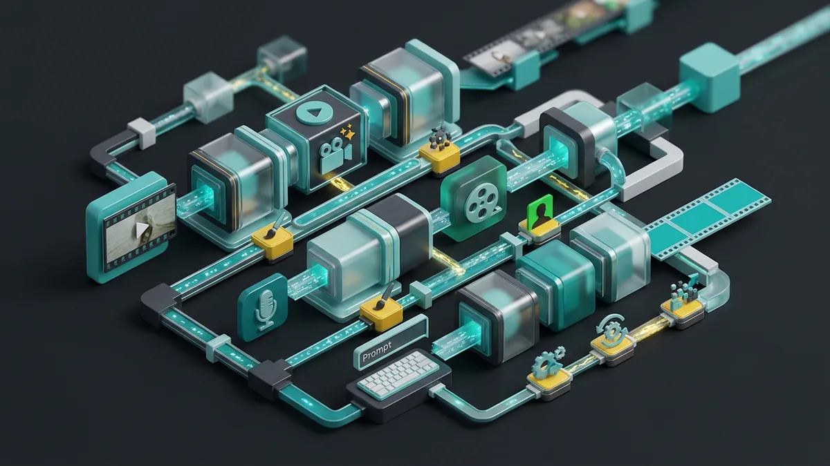 Illustration for the article: Runway ML: AI for advanced video creation and editing