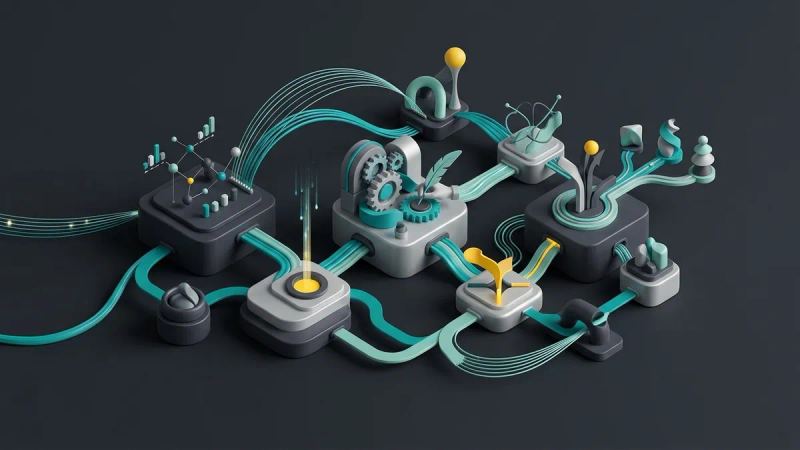 Illustration for the article: Communication strategies and AI: rethinking the approach in the age of intelligence