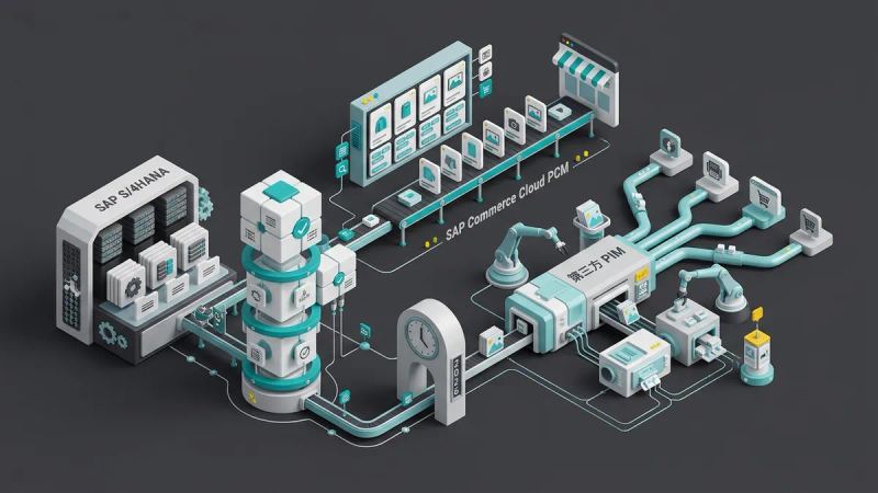 Illustration for the article: SAP PIM in 2026: MDG, Commerce Cloud PCM or a third-party PIM?