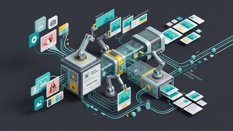 Illustration for the article: Marketing visuals creation tool: key features