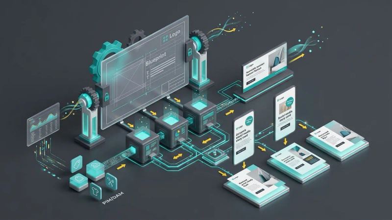 Illustration for the article: Smart templates for marketing: how they work