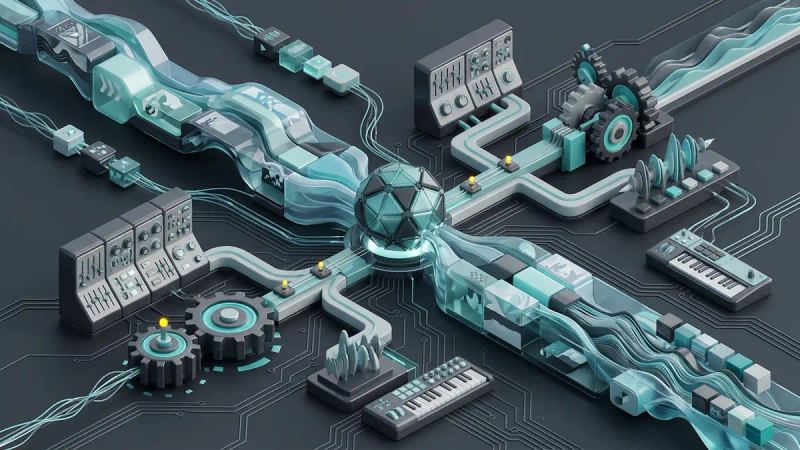 Illustration for the article: Lyria: Google DeepMind's AI giving videos a musical voice