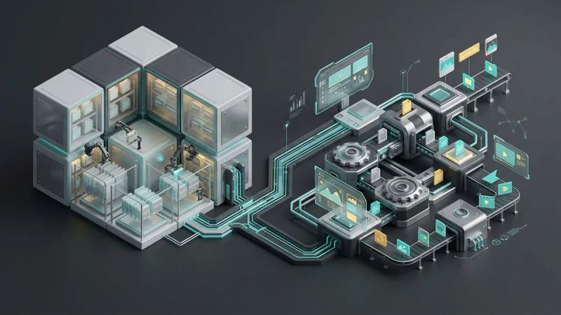 Illustration for the article: Content management: storage or production?