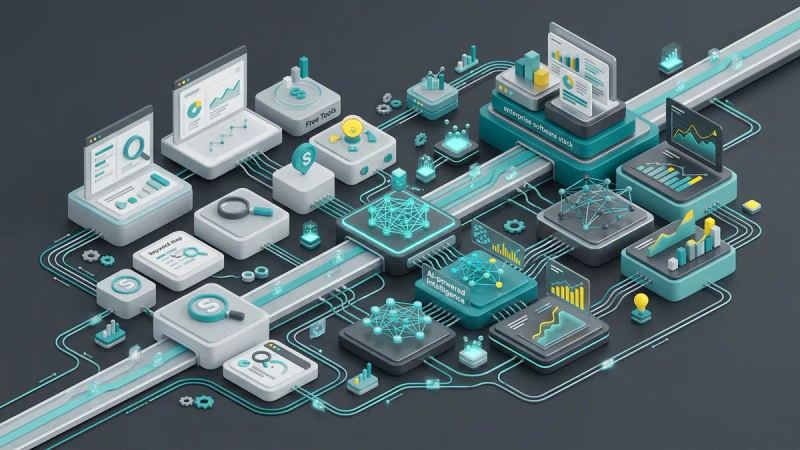 Illustration for the article: SEO tools for marketers: free and paid options