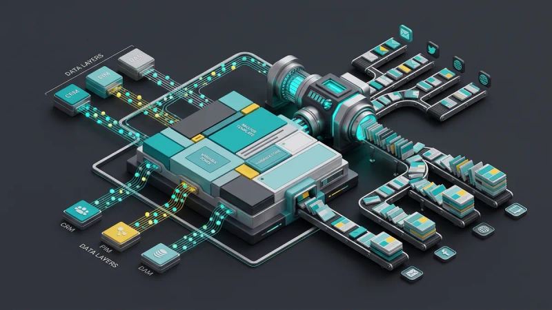 Illustration for the article: Templating for personalization: how it works