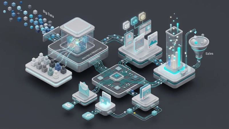 Illustration for the article: AI for marketing automation: enabling smarter, more effective campaigns