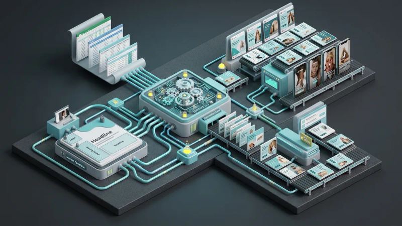 Illustration for the article: Automatic content variations: how they work