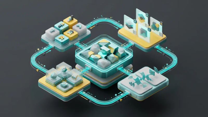 Illustration for the article: Collaborative platform for distributed marketing teams