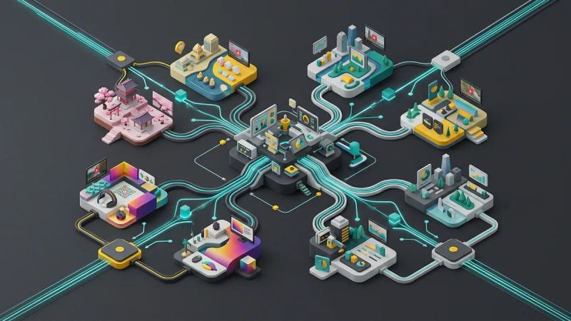 Illustration for the article: Content personalization by region