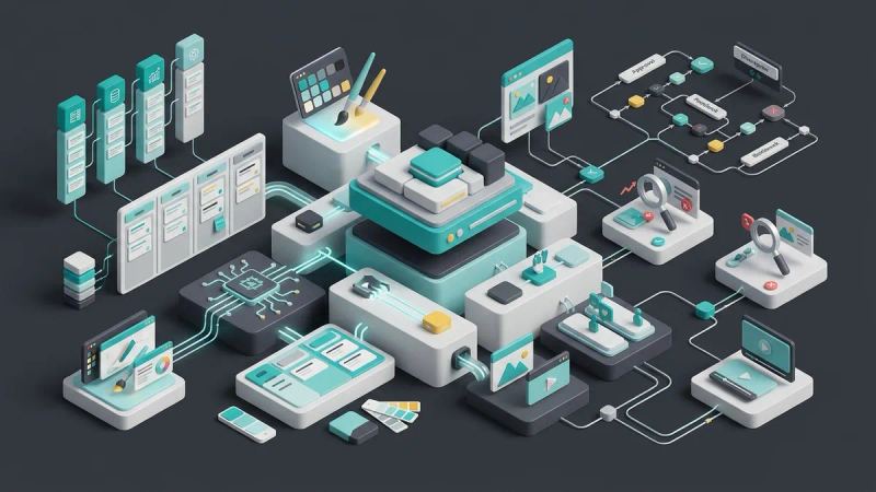 Illustration for the article: Monday.com for marketing: pros and cons
