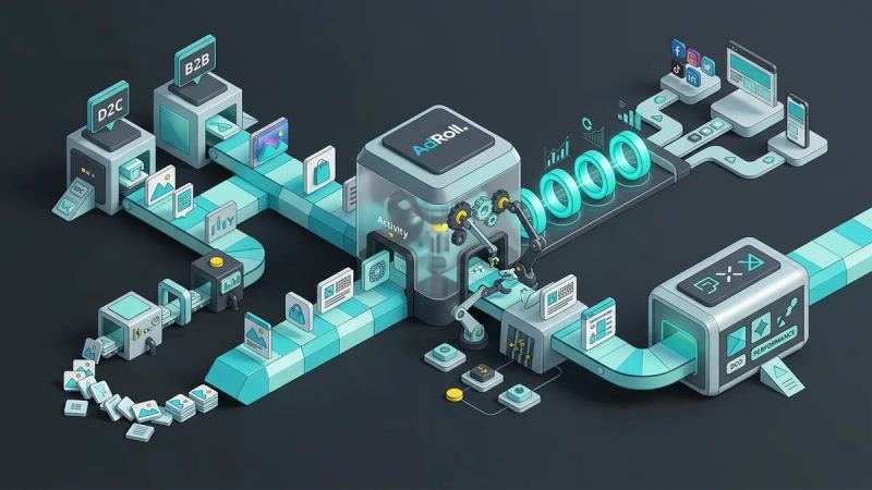 Illustration for the article: AdRoll for D2C and B2B brands: features and limits