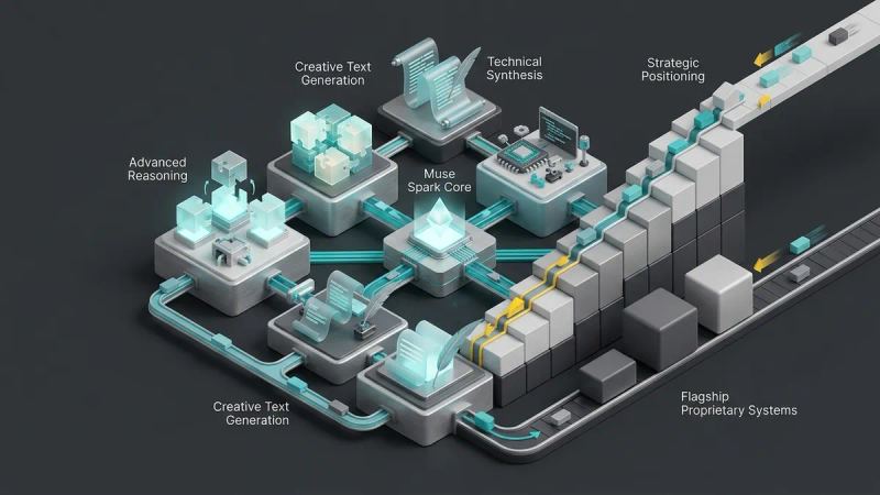 Illustration for the article: Muse Spark: features and positioning