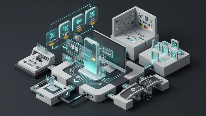Illustration for the article: CapCut Pro: features and limits for business use