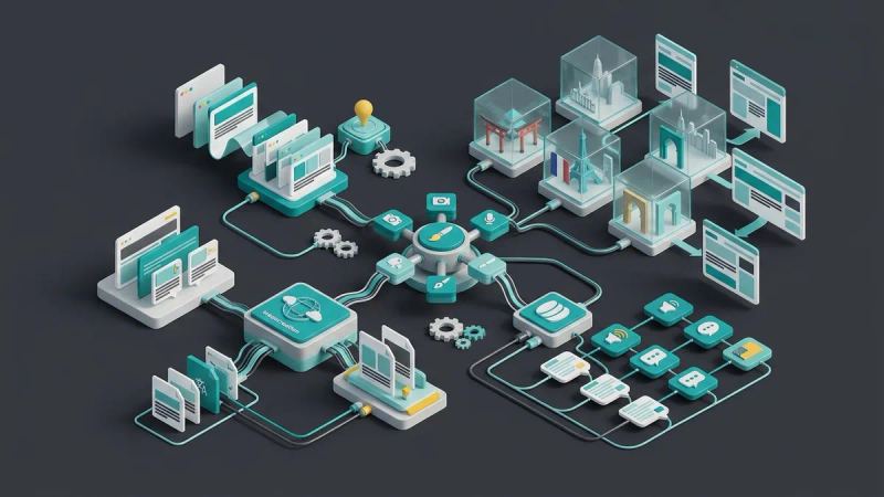 Illustration for the article: Multilingual creative software: key features