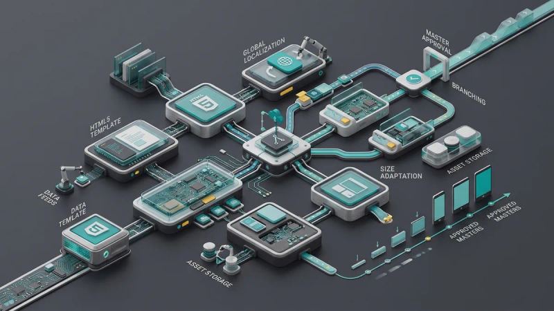 Illustration for the article: HTML5 banner version management