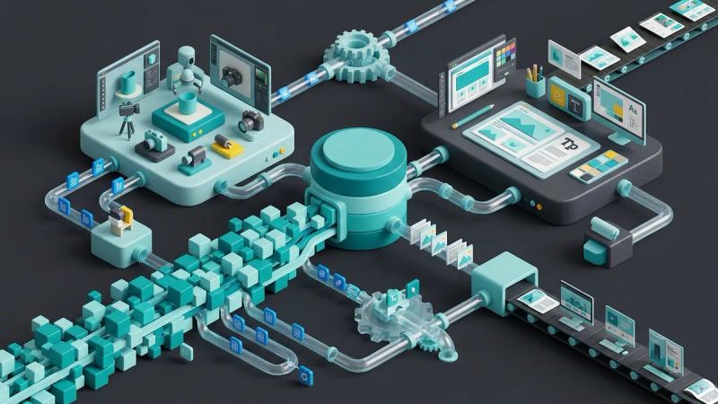 Illustration for the article: PIM and content creation: why connect them