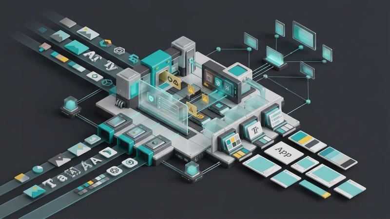 Illustration for the article: AI brand guideline software: key features