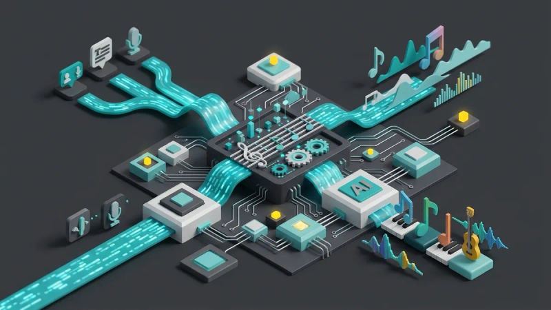 Illustration for the article: Dream Track: Google and YouTube's AI for creating unique soundtracks