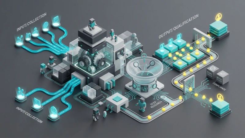 Illustration for the article: Genspark (James Park) and agentic AI: supercharging lead generation while navigating brand ethics