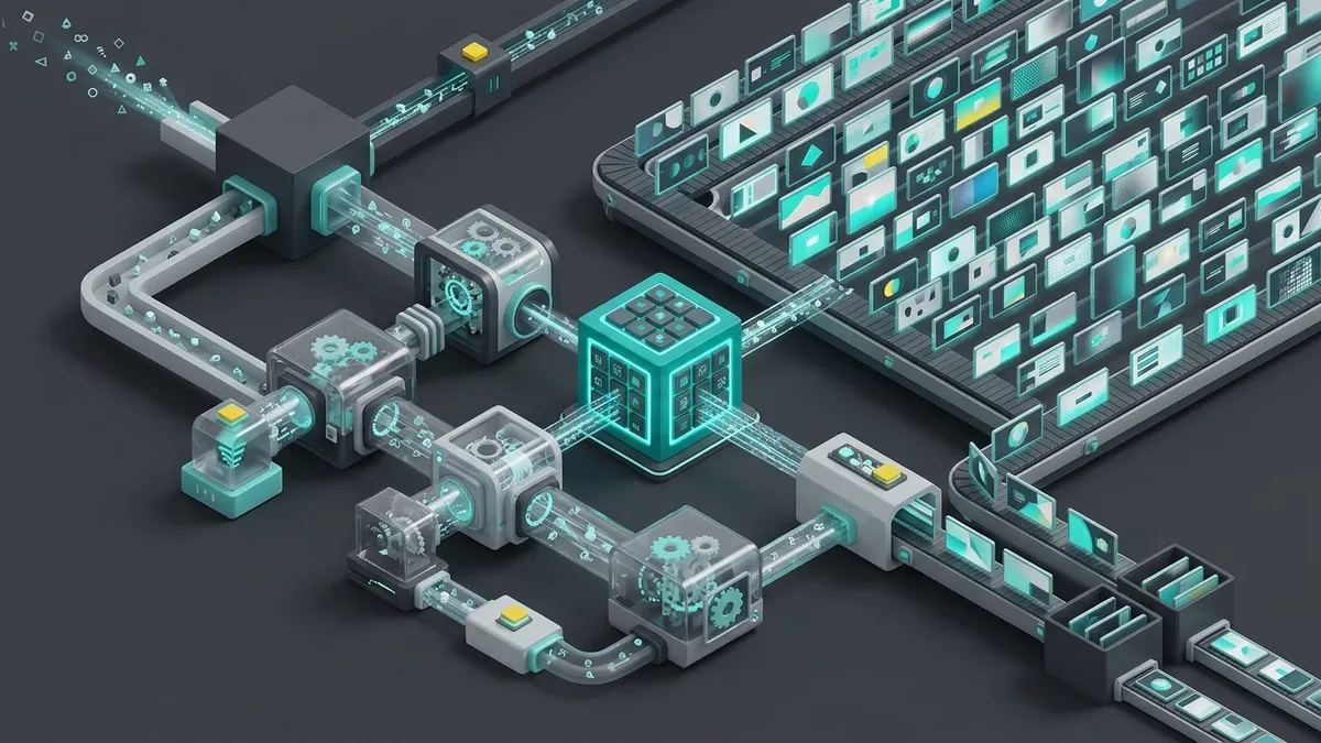 Illustration for the article: Scalable banner creation: beyond templates