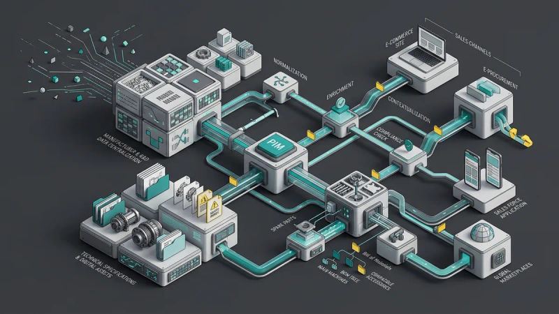 Illustration for the article: B2B PIM: managing complex product data
