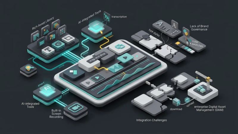 Illustration for the article: Filmora video editor: features and limits for business