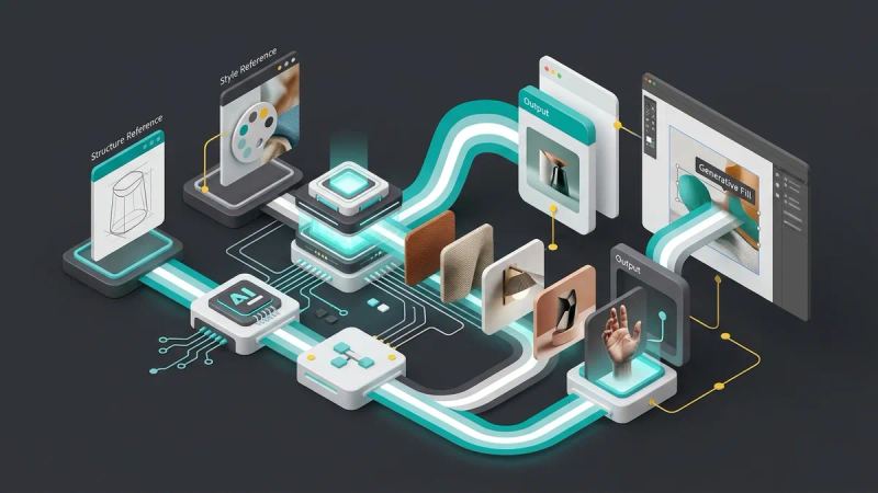 Illustration for the article: Adobe Firefly Image 3: quality, control and limits