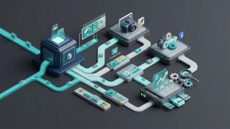 Illustration for the article: MediaValet alternatives: options and criteria