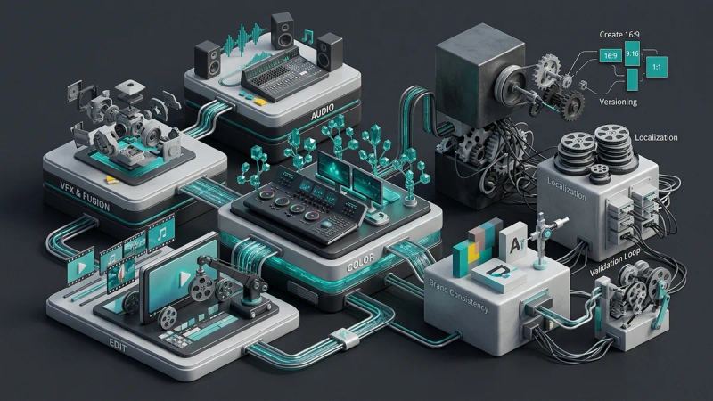 Illustration for the article: DaVinci Resolve: free professional power versus enterprise challenges