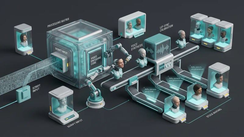 Illustration for the article: Rephrase.AI: AI video avatars, use cases and limits