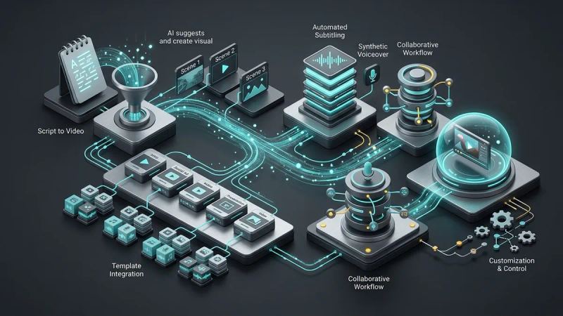 Illustration for the article: InVideo AI: features and limits for professional use