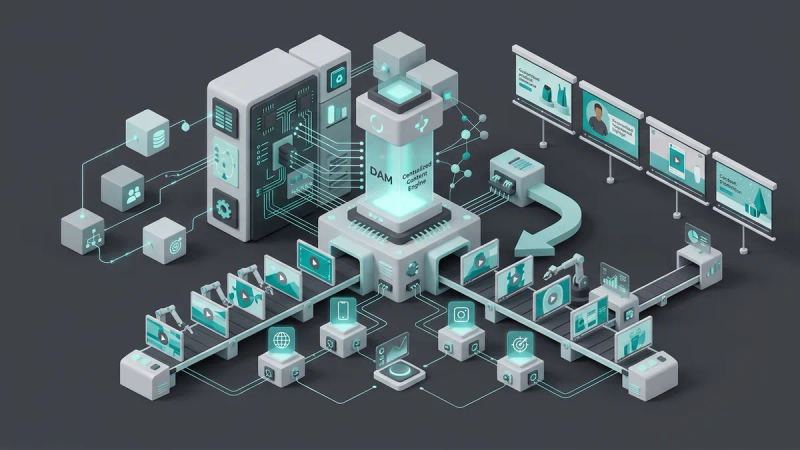 Illustration for the article: Automated video marketing: a strategy for scale